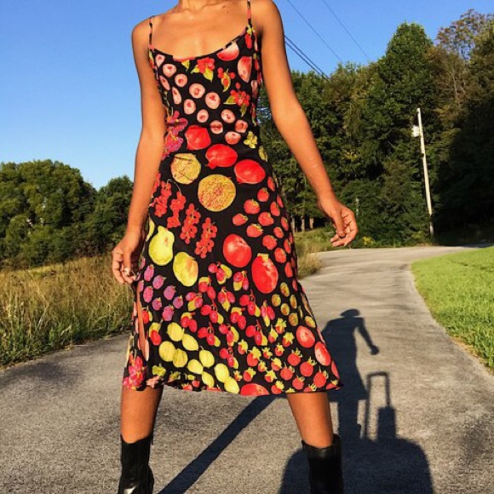 ISO Betsey Johnson Fruit dress